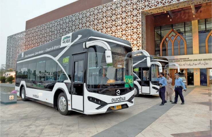 Electric buses