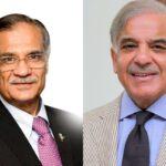 pm shehbaz sharif saqib nisar