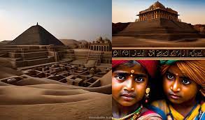 Pakistani artist use AI for Mohenjo Daro