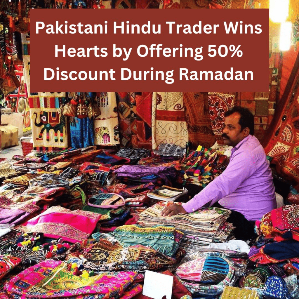Pakistani Hindu trader offer 50% discount