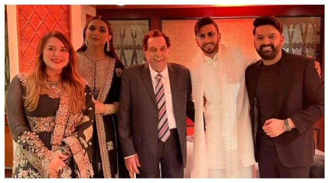 Deepika Padukone and Ranveer Singh Steals the Show at Karan Deol's Wedding