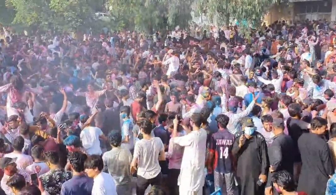 Holi celebrations