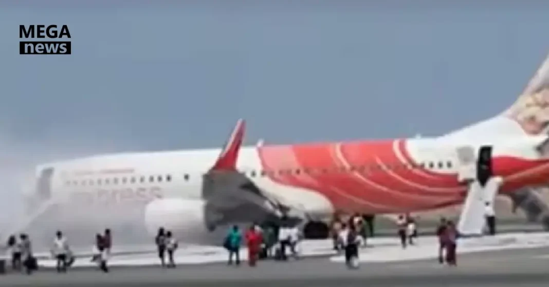 Air India Plane Catches Fire