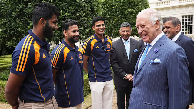 King Charles Welcomes Indian Cricket Team After Lord’s Test Match