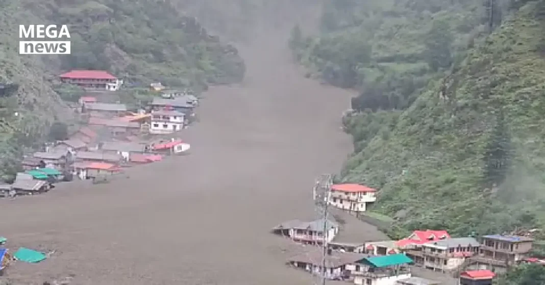 Himalayan flash flood Dharali 2025 Devastates Town, At Least 4 Dead