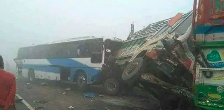 Bus–Trailer Collision on Motorway Leaves Bus Hostess Dead, 14 Injured