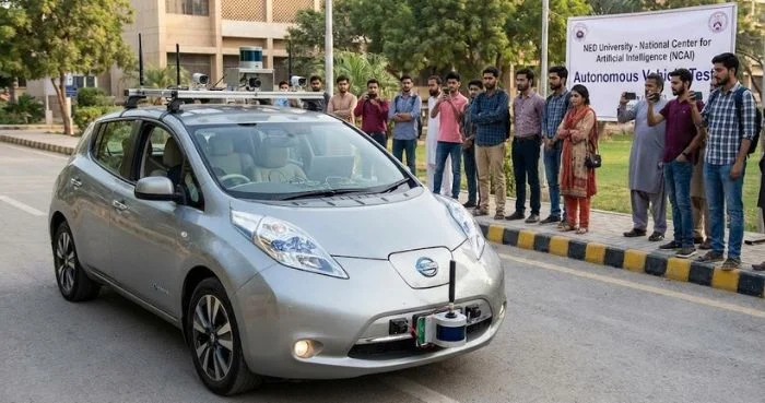 Pakistan AI-powered driverless car
