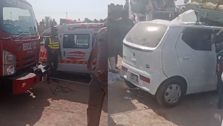 Karachi: Three die as car collides with trailer near Bahria Town
